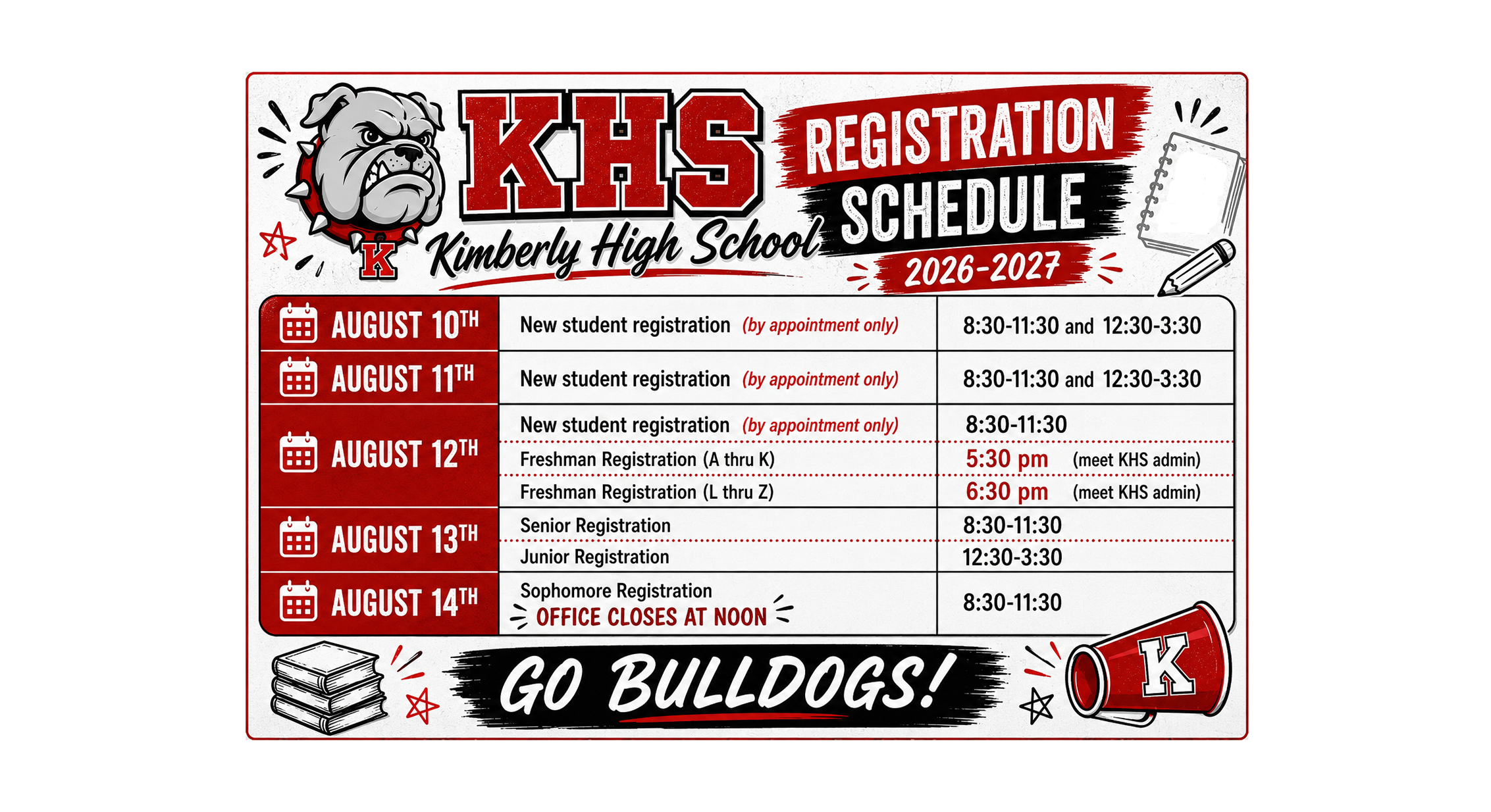 KHS registration