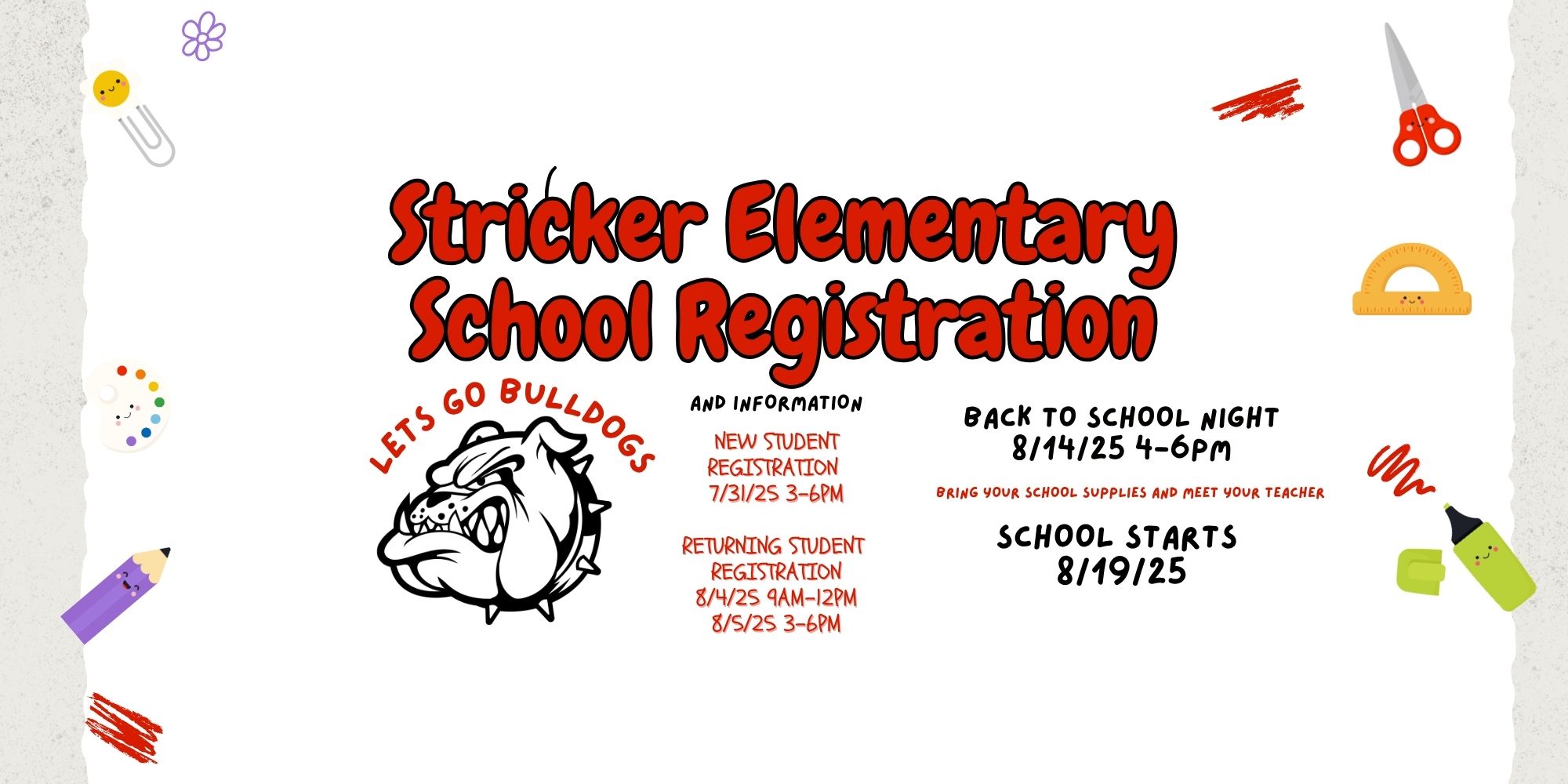 School Registration Dates