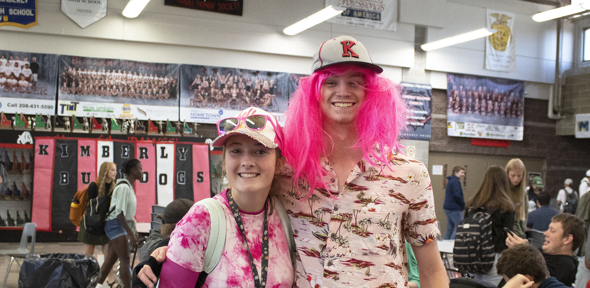 Seniors Wear Pink. | Photo by Kaya Thomas