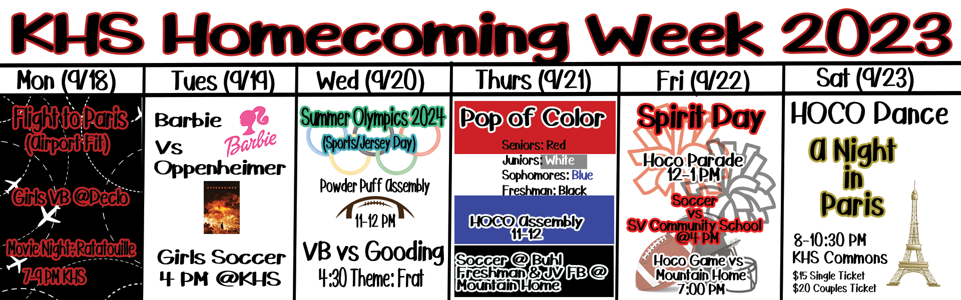 KHS Homecoming Week 2023