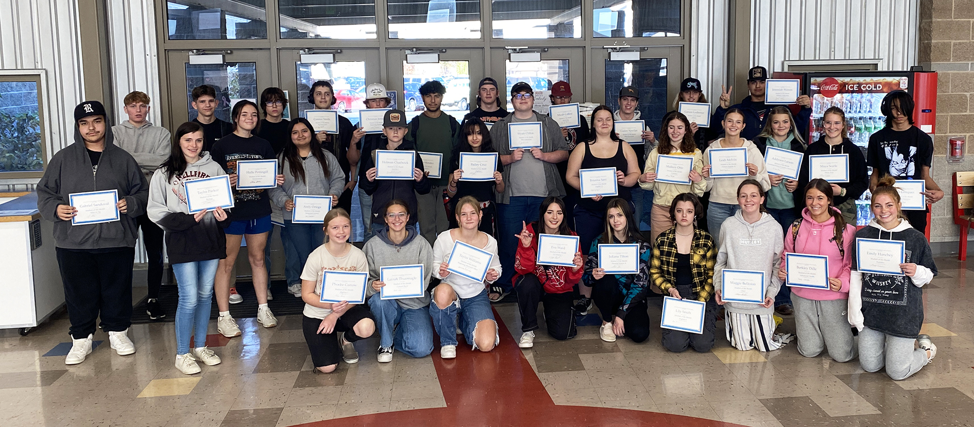 Students of the Month — October 2023 | Photo by Mr. Gonzales