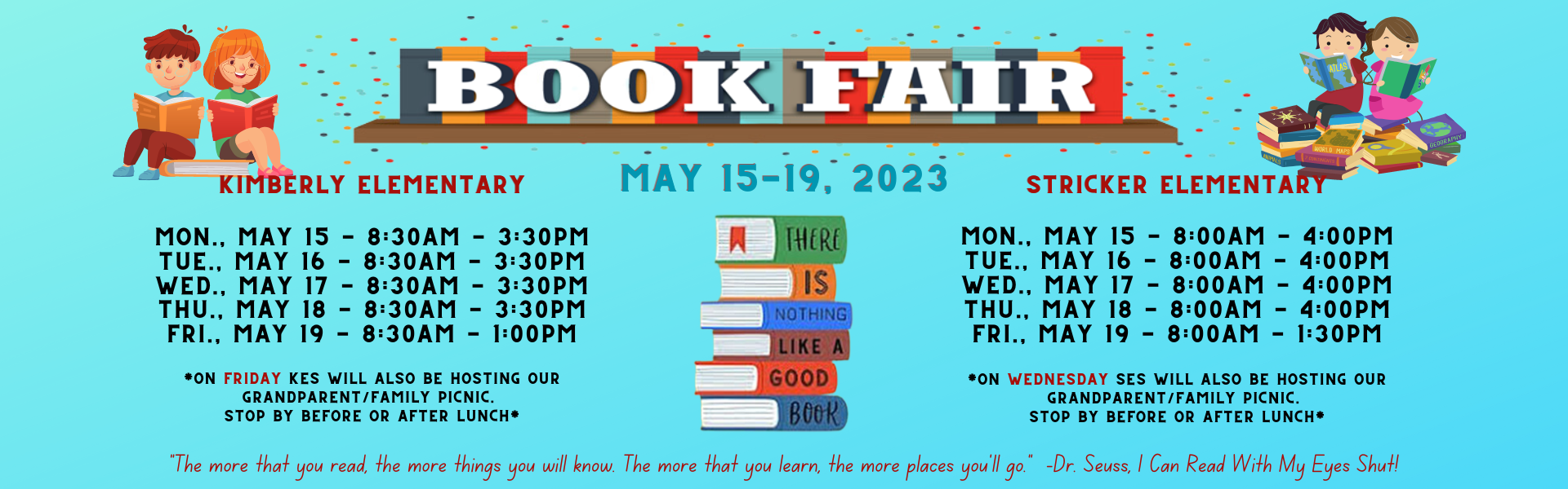 Spring Book Fairs