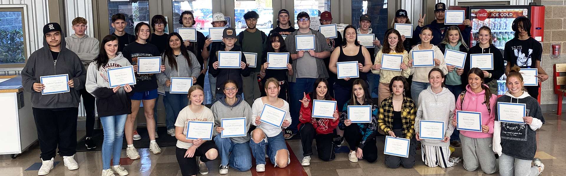 Students of the Month — October 2023 | Photo by Mr. Gonzales