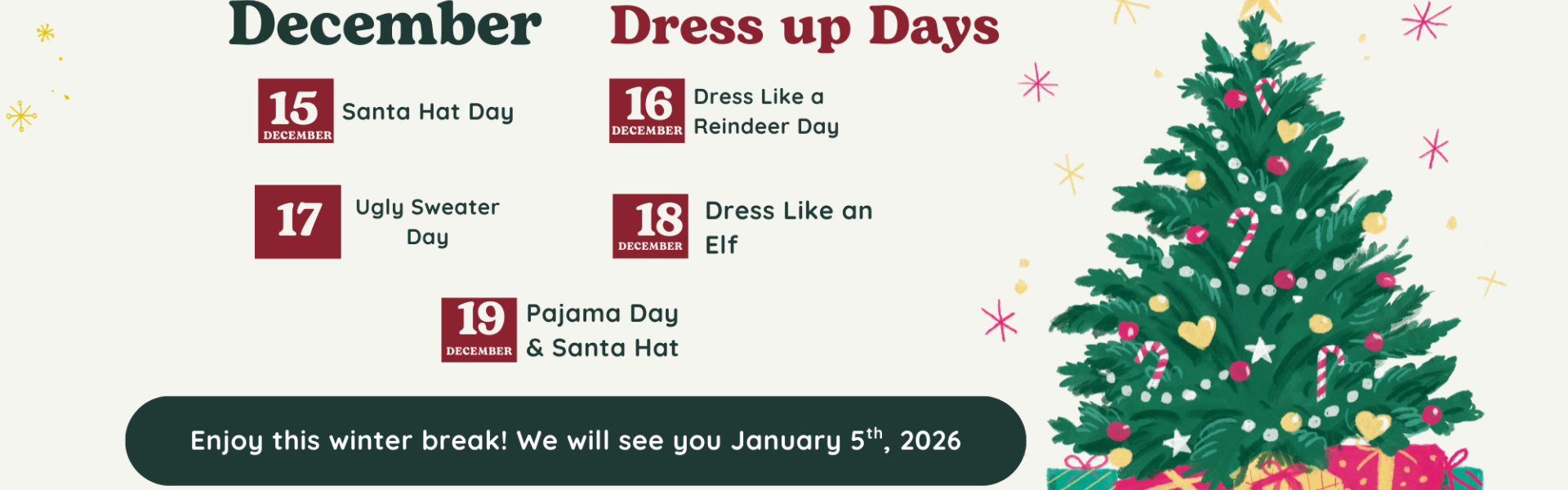 December Dress Up Days