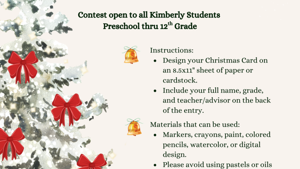 KSD District Christmas Card Contest