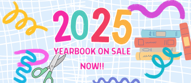 Yearbooks are on sale now!