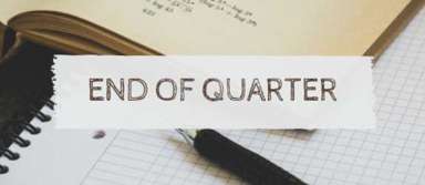 End of Quarter 1/Semester 1